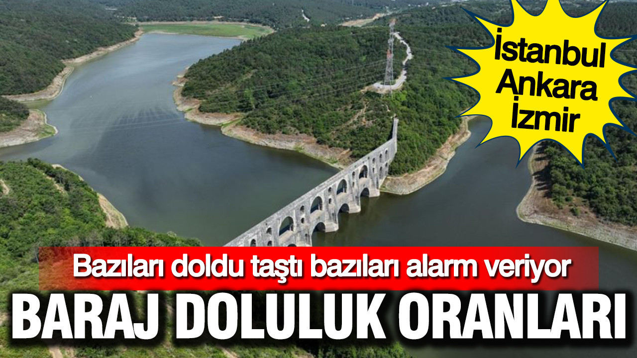 Baraj Doluluk Oranları: Bazıları Yükseliyor, Bazıları Tehlike Sinyali Veriyor