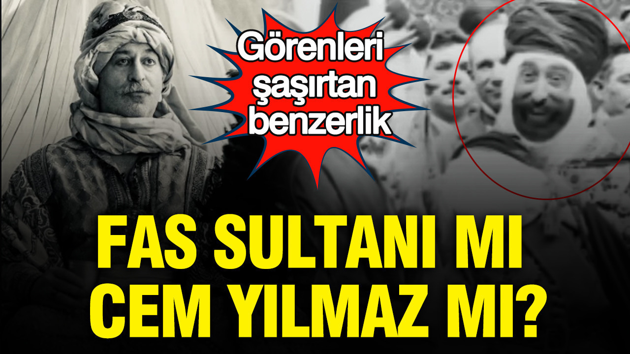 Cem Yılmaz ve Fas Sultanı Arasındaki Eğlenceli Benzerlik